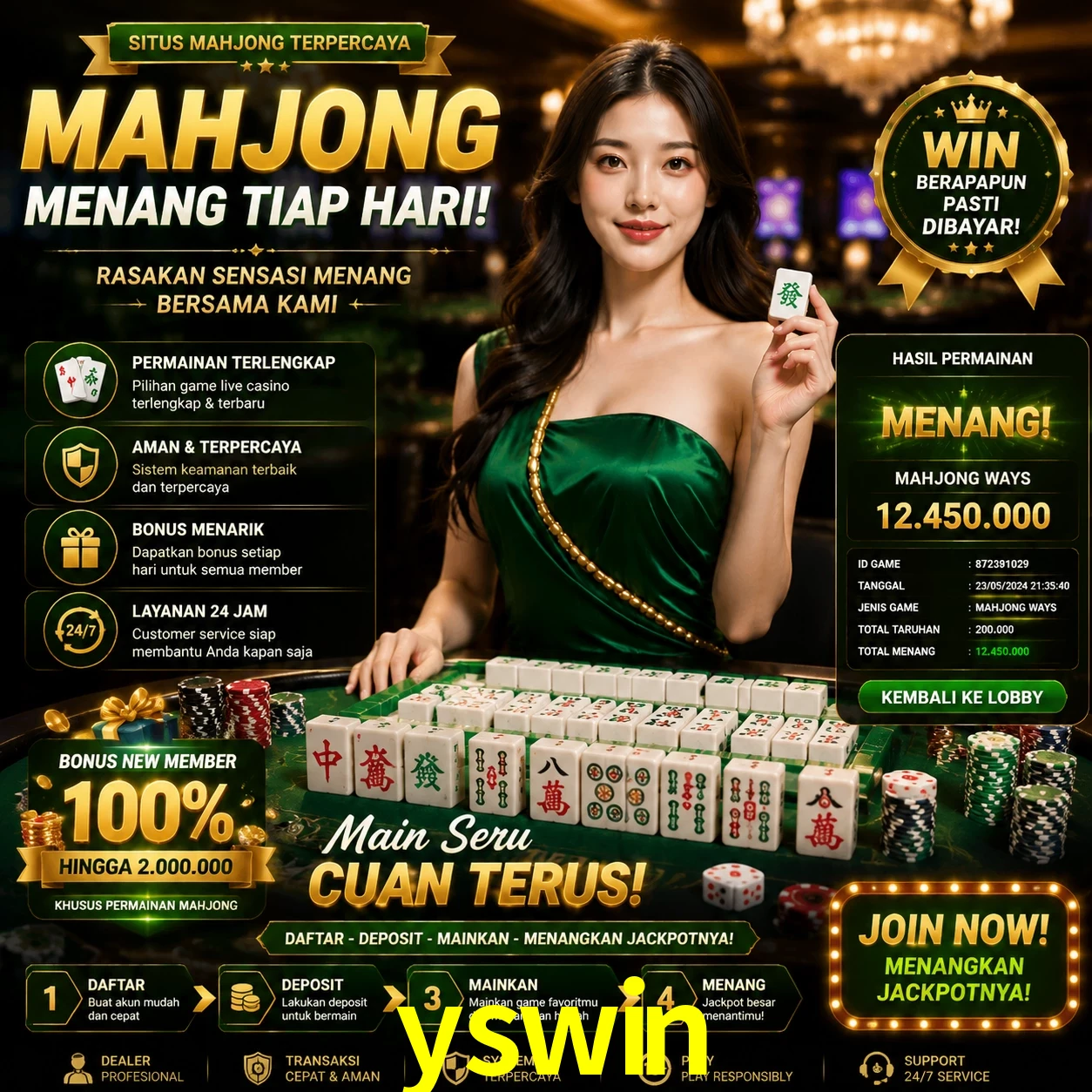 Cashback VIP yswin - reembolso semanal